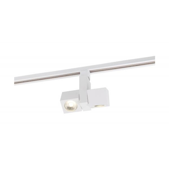 NUVO Lighting NUV-TH487 LED - 24 Watt Track Head - Dual Square - White - 36 deg. Beam Angle