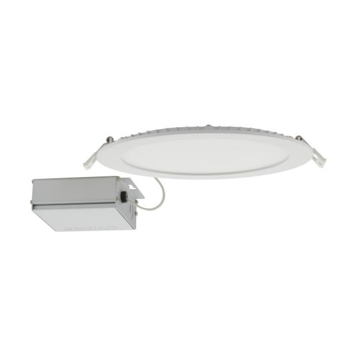 Satco Lighting SAT-S11828 24 Watt - LED Direct Wire Downlight - Edge-lit - 8 inch - CCT Selectable - 120 volt - Dimmable - Round - Remote Driver