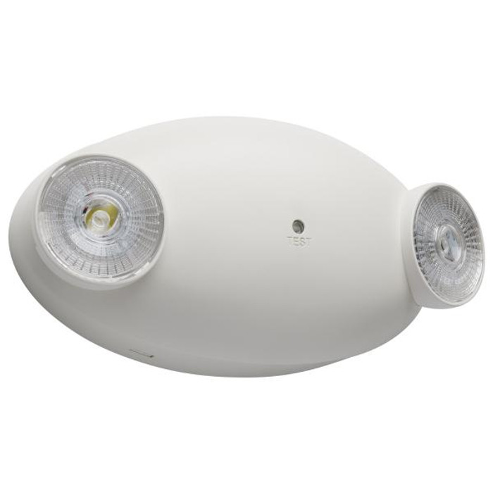 Satco Lighting SAT-67-139 Emergency Light - Dual Head - 120/277 Volts - White Finish - Remote Compatible
