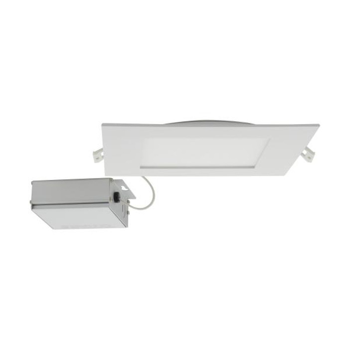 Satco Lighting SAT-S11831 24 Watt - LED Direct Wire Downlight - Edge-lit - 8 inch - CCT Selectable - 120 volt - Dimmable - Square - Remote Driver