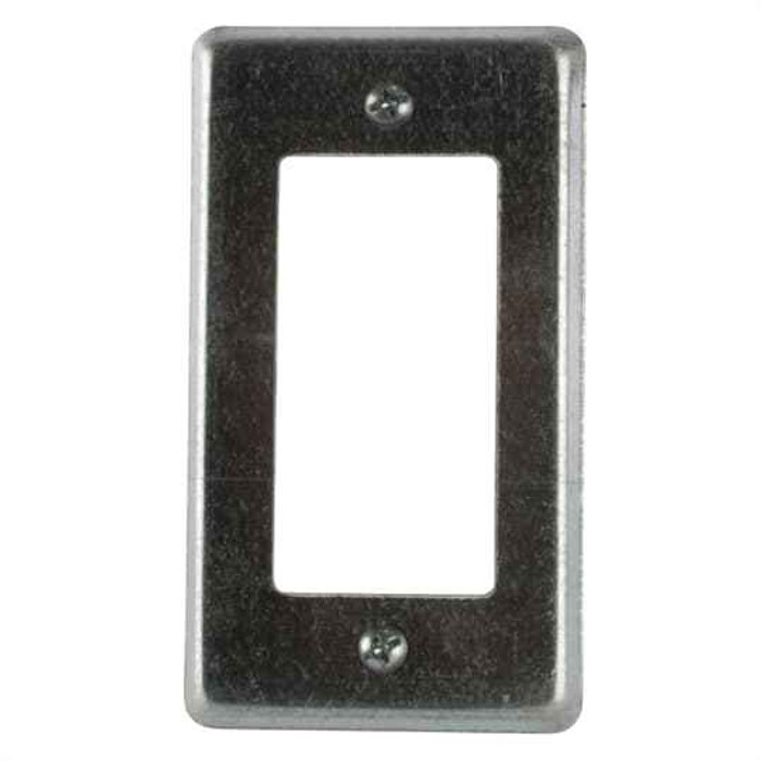 Thomas & Betts 100-GFI STL CVR, 4-1/4LG, 2-1/4W, 1/8 RAISE