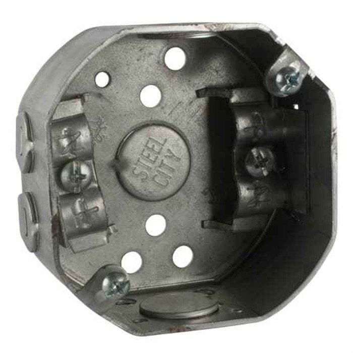 Thomas & Betts 24151N-25 3-1/2 OCT BX,STL,11.8CU,1/2-KO,CLAM Thomas & Betts 24151N-25 3-1/2 OCT BX,STL,11.8CU,1/2-KO,CLAM