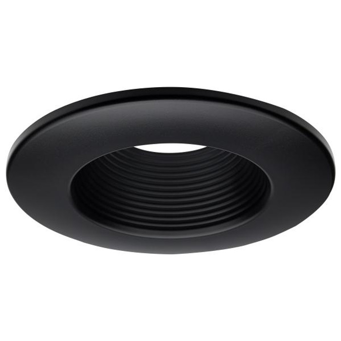 Satco Lighting SAT-80-977 Deep Baffle Trim - 6 Inches - Black Finish