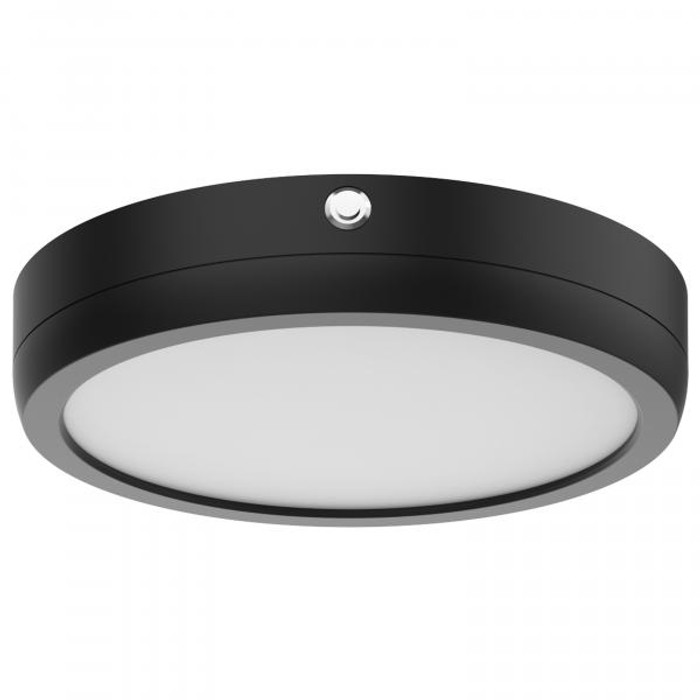 NUVO Lighting NUV-62-1721-EM Blink Pro - EM Battery Backup - 9 Inch - Round Shape - Black Finish