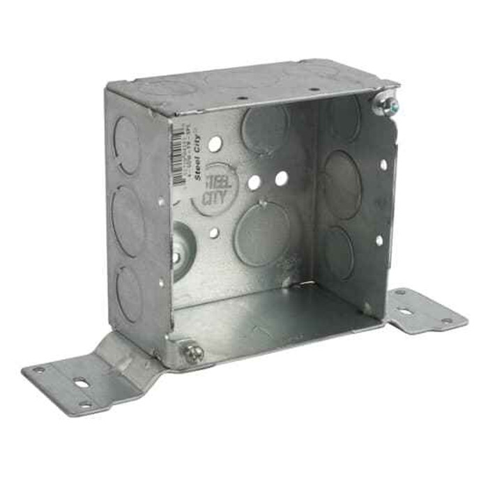Thomas & Betts 4-SDW-FB-SPL SQ BOX 31.9CU 1/2 3/4E-KO STL WELD