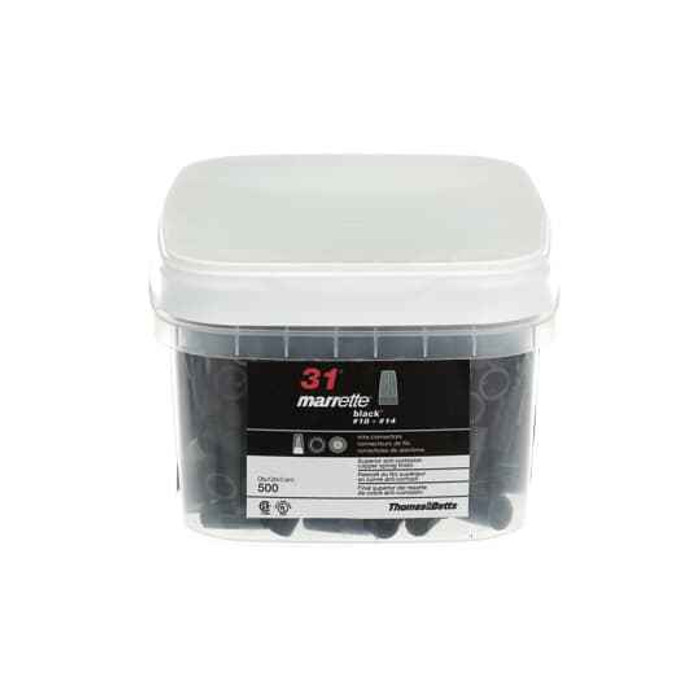 Thomas & Betts 31D WIRE CONN HIGH TEMP BLACKNo18-No14