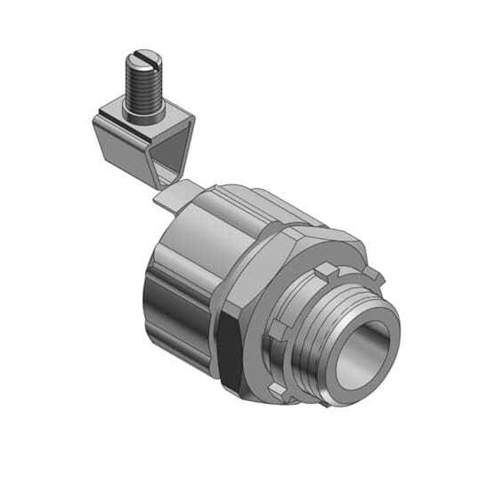 Thomas & Betts 5232ALGR 1/2IN STR LT NONINSUL GRND CONN AL