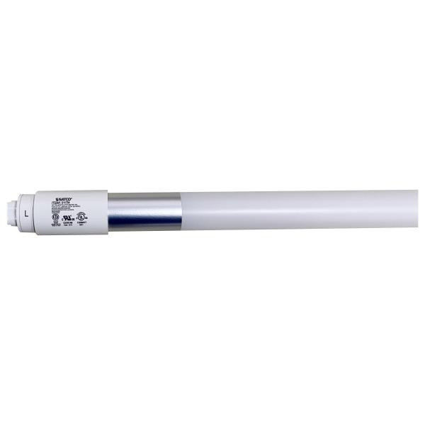 Satco Lighting SAT-S11754 30 Watt T8 LED - Recessed Double Contact HO/VHO Base - CCT Selectable - Type B - Ballast Bypass - PET Shatterproof Coated - White Finish - 72 Inches - 120-277 Volt