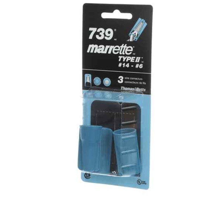 Thomas & Betts 739C MARRETTE NO 739 BLUE PKG/3