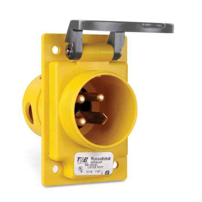Thomas & Betts 9B63U2F 60 AMP MALERECEPT 2P3W DG U2 250V
