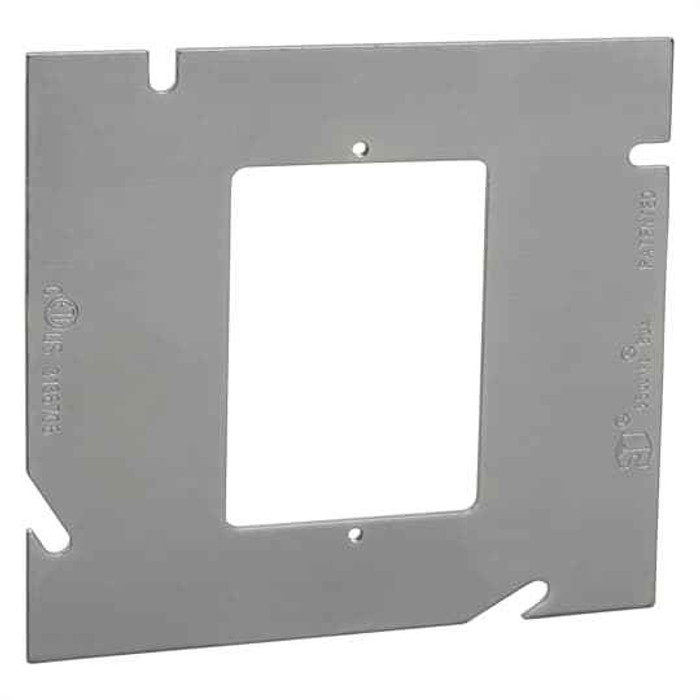 Thomas & Betts 82C-1G-0 5-SQUARE SINGLE GANG RING FLAT
