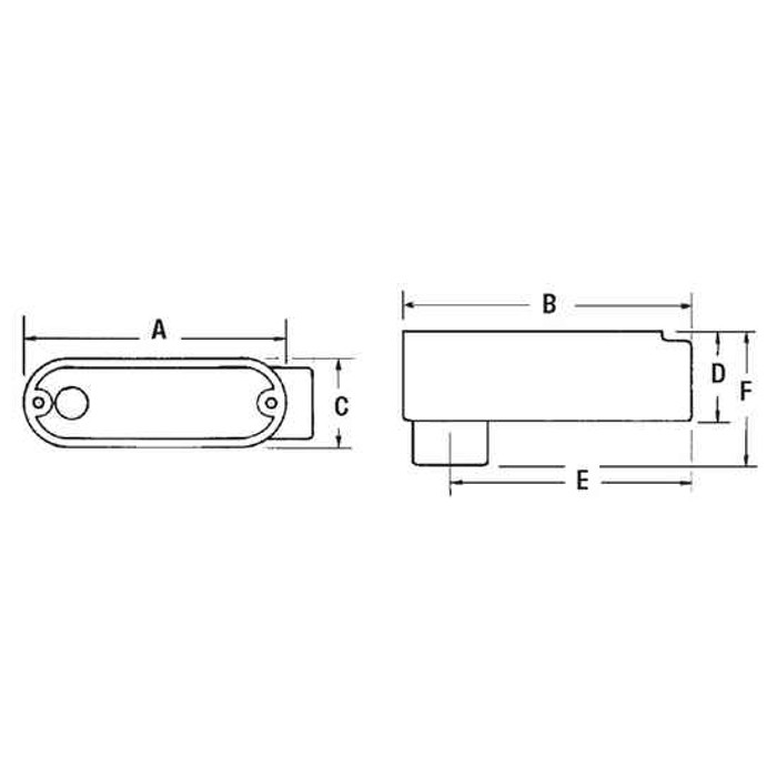 Thomas & Betts BLB-1 Conduit Bodies, Covers & Gaskets