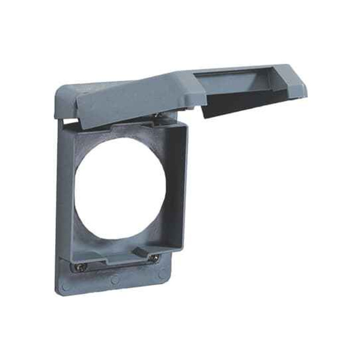 Thomas & Betts E98G5FN-CAR WP CVR 50 AMP RECEPT GRAY