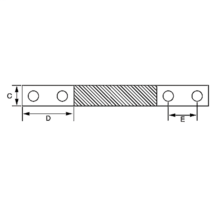 Thomas & Betts FBC12-1 Flexible Braid