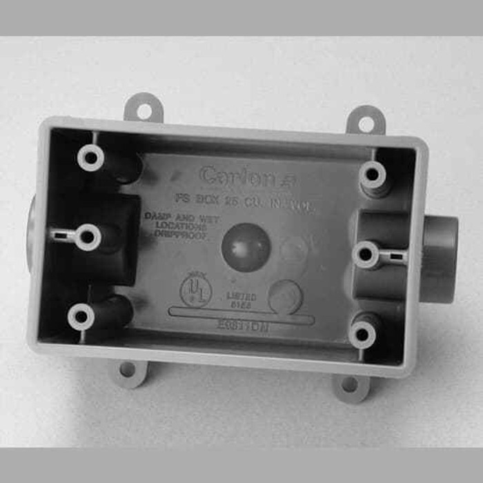 Thomas & Betts E9811DN 1/2 FDC 1-GANG WP BOX DEEP-NEW STY