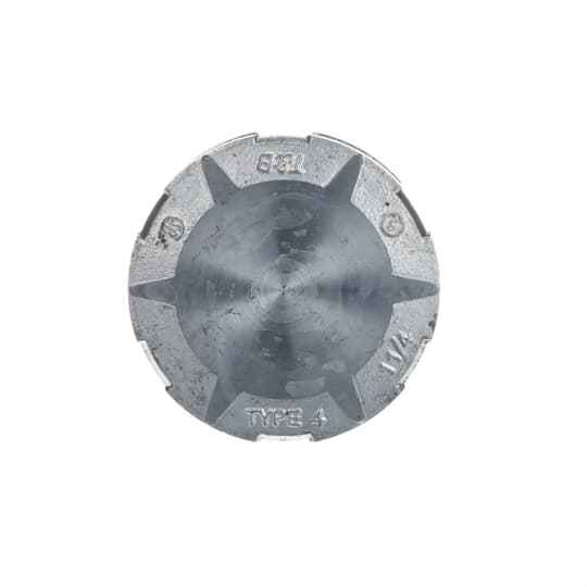 Thomas & Betts H125CAP ZINC CAPOFF 1-1/4 INCH