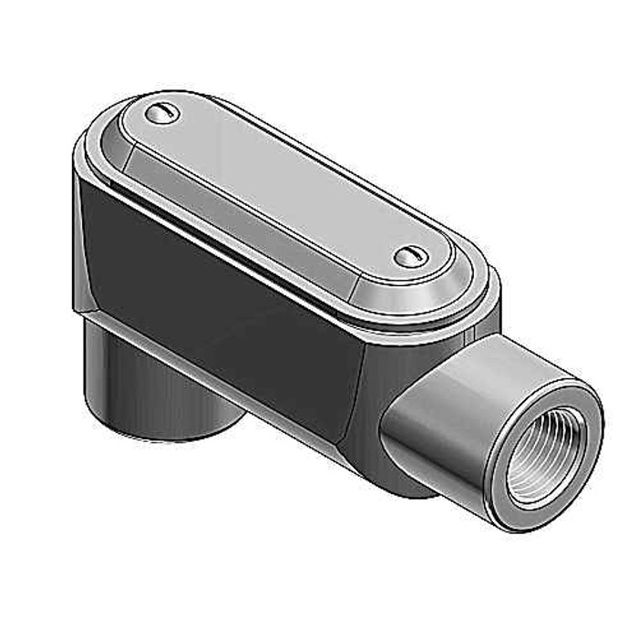 Thomas & Betts LB47CG-TB Pre-Assembled Form 7 Conduit Body, Cover & Gasket