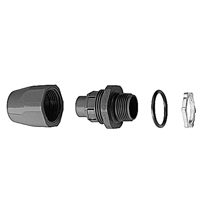 Thomas & Betts LT43DR 1/2 IN STRAIGHT LIQUIDTIGHT FITTING