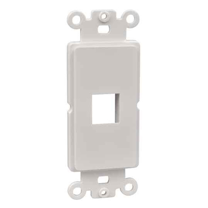 Thomas & Betts OPODEC1-WH DECORA ADAPTER, 1-PORT, KEYSTONE