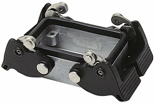 Thomas & Betts PB110 BASE PNL MNT 10PL SKT W/END LKG LVR