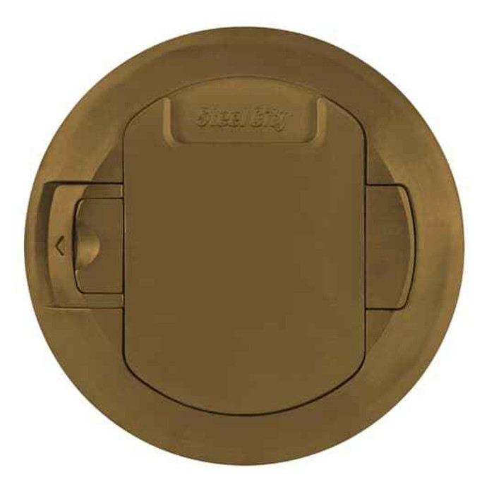 Thomas & Betts RPT6-CVR-BRS RPT6 POKE-THRU COVER KIT, BRASS