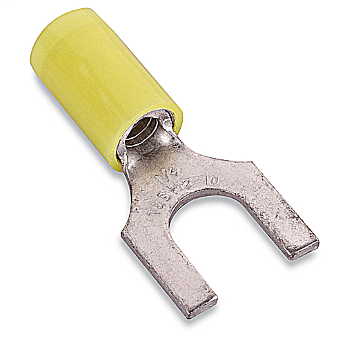 Thomas & Betts RC10-6F T&B RC10-6F Ins Nyl Fork Term 12-10 #6 Yellow