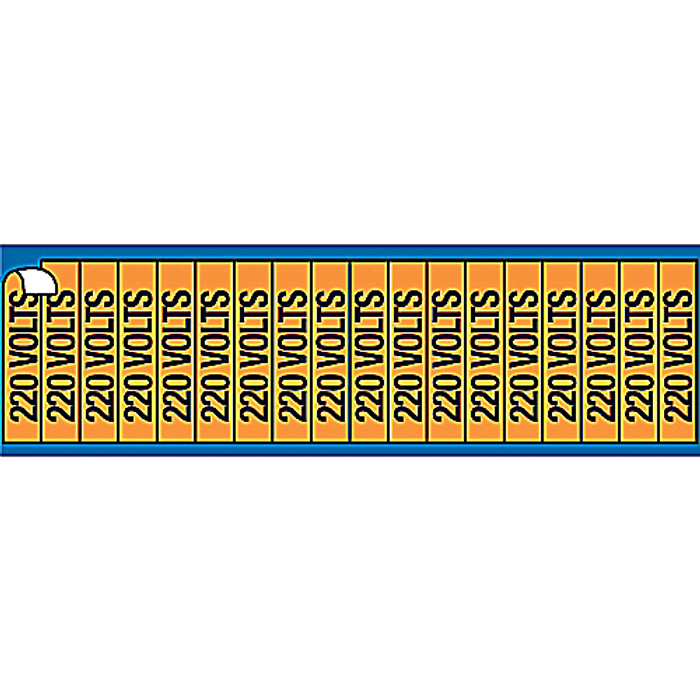 Thomas & Betts WAT-5013 Conduit and Voltage Marker Cards - Vinyl