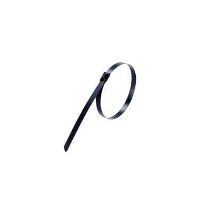 Thomas & Betts YLS4.6-150BC CABLE TIE 100LB 6IN 316SS BLK COAT