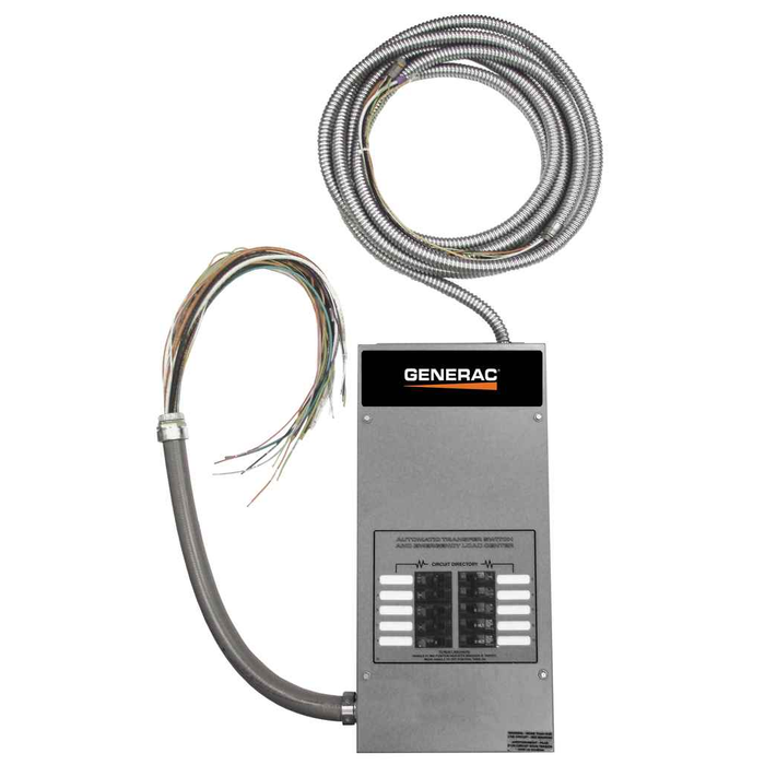 GENERAC RXG10EZA1 RXG10EZA1 - 10-circuit 50 Amp Load Center ATS - NEMA 1 CUL