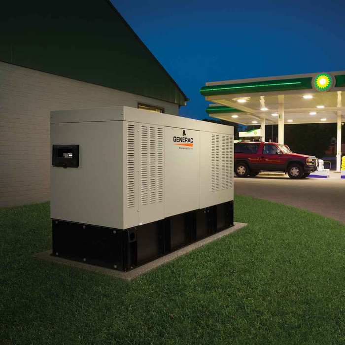 GENERAC RD03022ADAL Protector Series 30 kW Diesel Standby Generator - Single Phase 120/240 V, Extended Tank