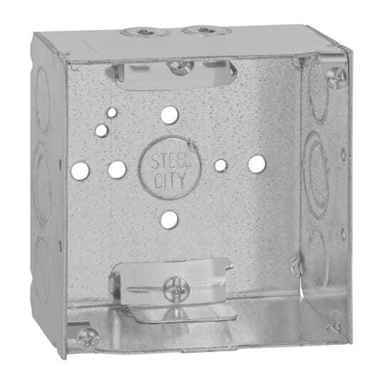 Steel City 52171 N SQ BOX 30.3CU 1/2 3/4E-KO STL NMCBL