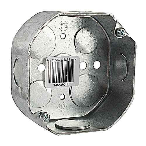 Steel City 4-OW-MXN WELD 4 IN OCT OUTLT BX-1.5 IN DP