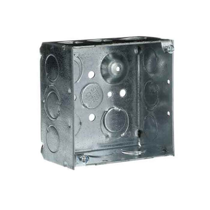 Steel City 521711234E 4 INSQUARE BX,STL,30.3CU,.5&3/4E-KO