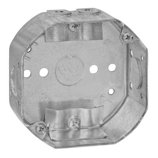 Steel City 54151 N 4IN OCT BX,STL,15.8CU,1/2KO,CLMP