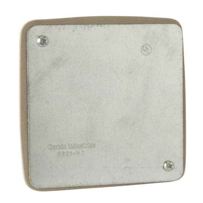 Steel City 52 C 1 VT 4SQ CVR, FLAT, BLANK, VAPOR TIGHT