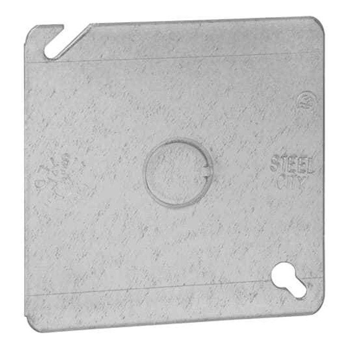 Steel City 52 C 6 4SQ CVR, FLAT, 1/2-KO