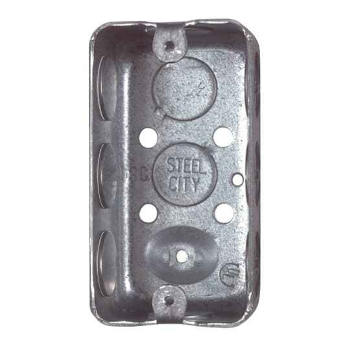 Steel City 5837112-25R 1GNG UTIL BX,STL,14.5CU,1/2KO 25PK