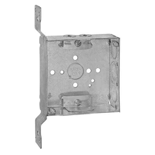 Steel City 52151 CVN 4 SQ BX,STL,21C,1/2&3/4E-KO CV NMET
