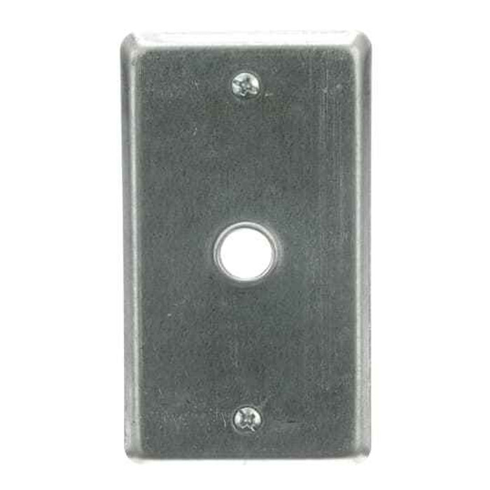 Steel City 58 C 11 STL CVR 4LG 2-1/8W 1/4 RAISED 15/32