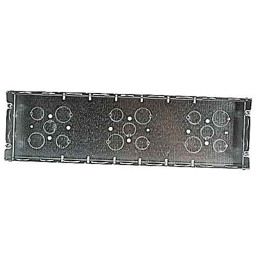Steel City 706-SPL STL 6 GANG BX, 110.8CU-IN 1/2&3/4KO