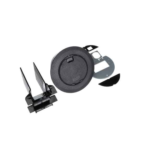 Steel City 68R-CST-BLK ROUND RECESSED COVER - BLACK