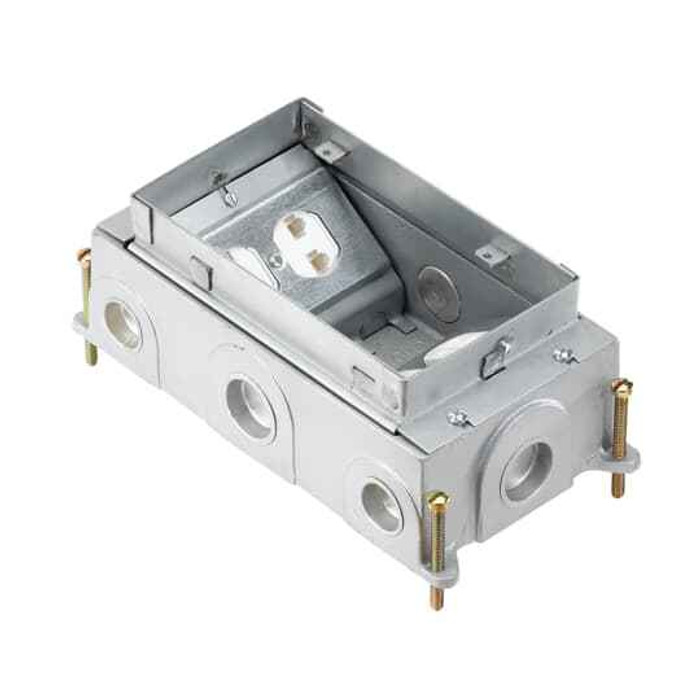 Steel City 664 CI 2-G RCSD SVC FLR-BX 90CU .75/1IN KO