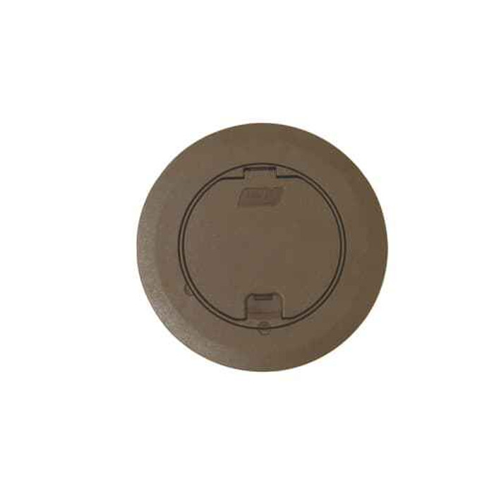 Steel City 68R-CST-BRN ROUND RECESSED COVER - BROWN