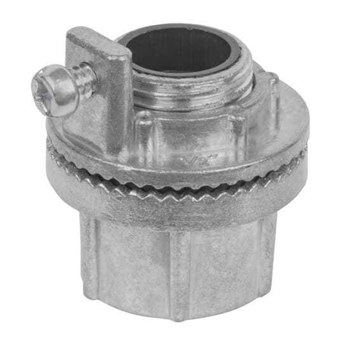 Steel City HUB050GR-SC 1/2 HUB,RIGID/IMC,DC-ZINC,W/GRD