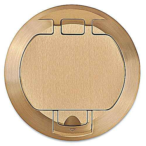 Steel City FPT4-CVR-TBRN 4X4 POKE-THRU COVER - BROWN