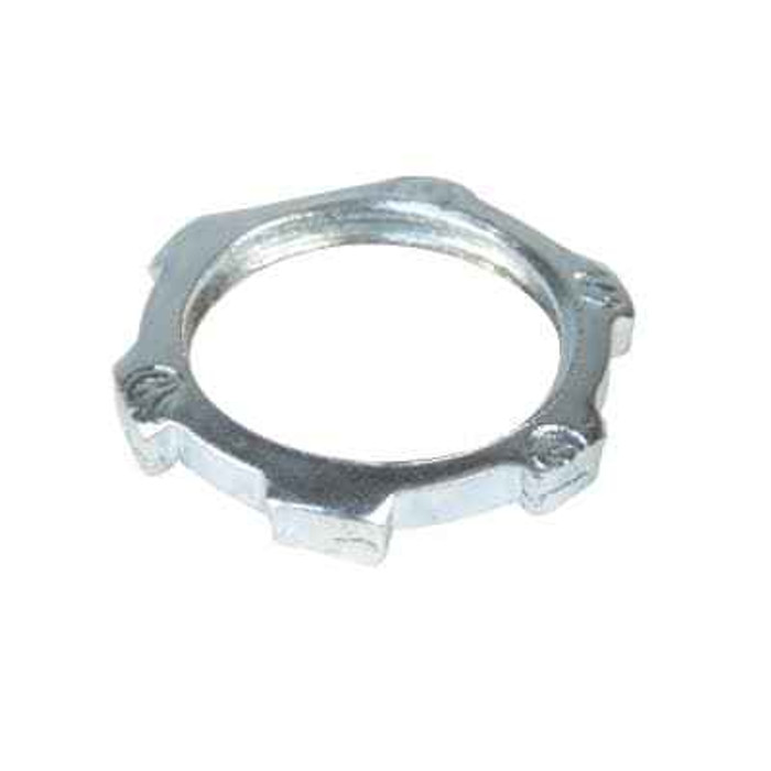 Steel City LN100SC 3/8 IN LOCKNUT,RGD/IMC,STL-ZINC PLD