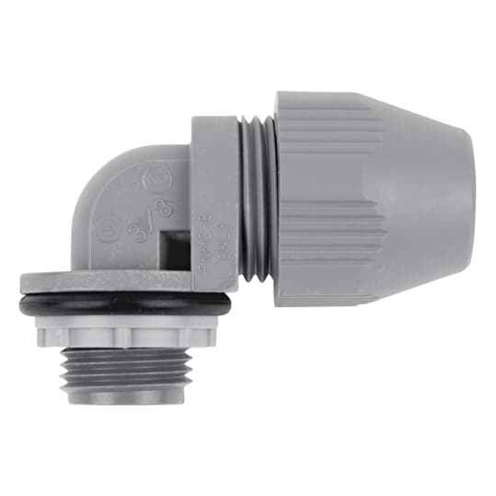 Steel City LT-590 3/8 INCH 90 DEGREE PLASTIC LT CONN
