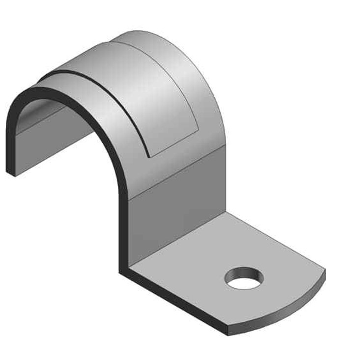 Steel City HS106-SS 2 RIGID 1 HOLE STAINLESS STL STRAP