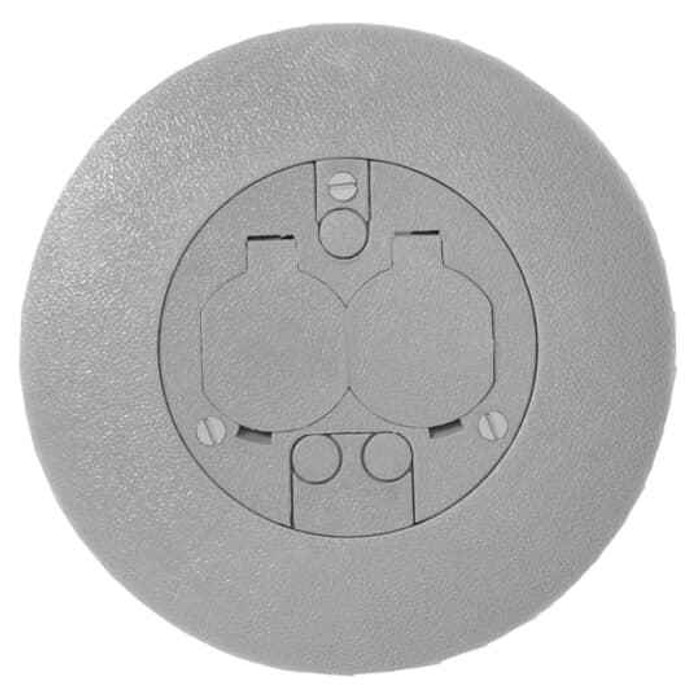 Steel City FPT441-SW-GRY NON-METAL MOPTITE GRY DUPLEX COVER