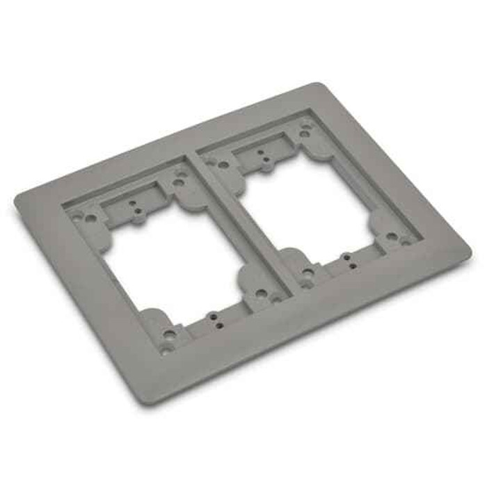 Steel City P64P-2G-CP-GRY 2-G CARPET PLT LEN7-5/8 W6-1/8 GRY
